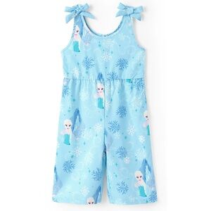 BRAND NEW Girls 3/4/5 Frozen Themed Blue Jumpsuit